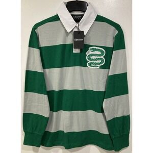 The Hundreds Harry‎ Potter Slytherin House Rugby Shirt Size Small NWT L/S Patch